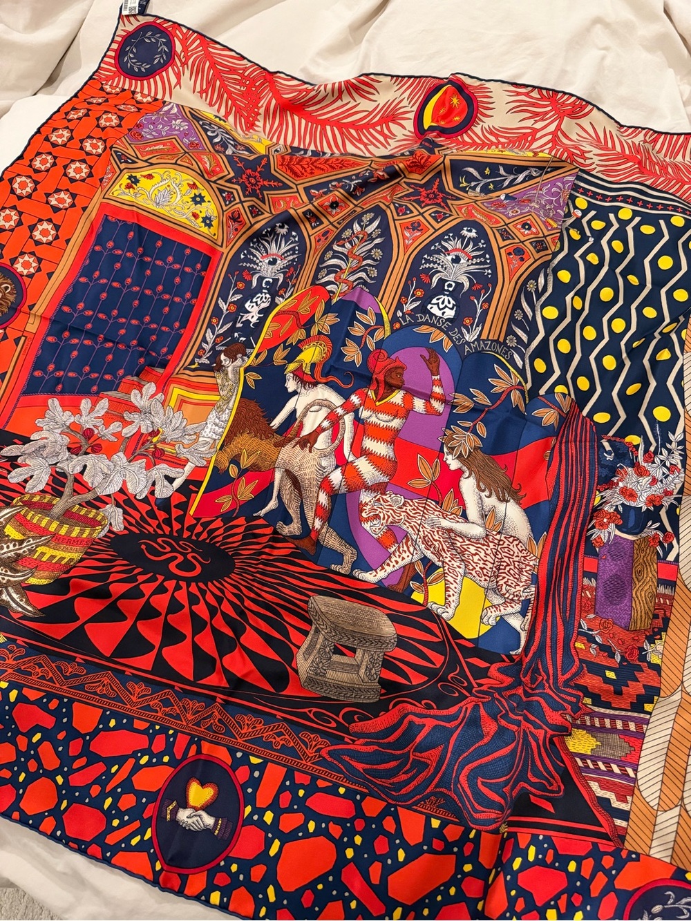 Hermes Carré 90 silk handkerchief
